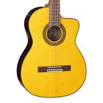 Takamine G Series GC5CE-NAT Acoustic-Electric Classical Cutaway Guitar, Natural