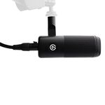 Elgato Wave DX with Cable - Dynamic XLR Microphone with 10ft/3m XLR Cable, speech optimised for Podcasting, Streaming, Broadcasting, No Signal Booster Required, works with any Interface, PC/Mac