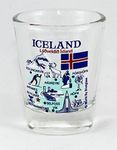 Iceland Landmarks and Icons Collage Shot Glass