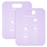 2 Pcs Small Clothes Folding Board Laundry Shirt Organizer Plastic Large Shirt Folding Board Adult Tshirt Board for Adults Children