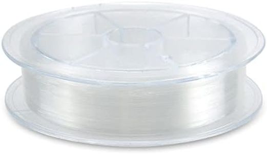 200 M Fishing Line, 0.26mm Nylon Fishing Wire 2.5 Spool Invisible Monofilament Wire Strong String for Balloon Arch Garland Hanging Crafts Beading