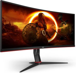 AOC 34" Curved Gaming Monitor – UltraWide QHD, 144Hz