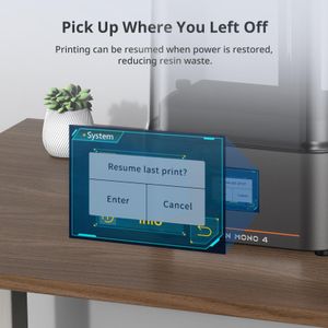 ANYCUBIC Photon Mono 4 3D Printer – High Precision LCD Resin Printer