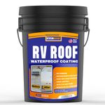 Everbond EverBond RV Roof Waterproof Coatings - RV Roof Sealant - Solar Reflective Sealant, for Trailers, Campers, Roof Repairs, and