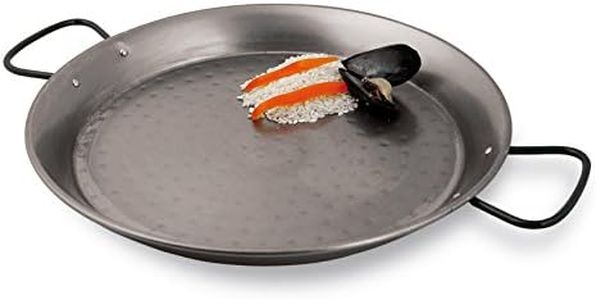 Virtus Spanish Paella pan, 18 1/2in, Gray