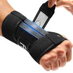 FREETOO Stable Version Wrist Support with 3 Metal Stays, Comfy Carpal Tunnel Wrist Splint with Soft Pad for Daily Use, Breathable Wrist Support Brace Fit Right Hand for Arthritis,RSI,Sprain Recovery