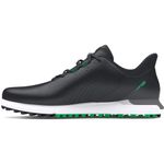 Under Armour Men's Drive Fade Spikeless Golf Shoe, (001) Black/Black/Titan Gray, 10.5