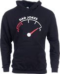 Dad Jokes Tank is Full | Funny Father Husband Family Humor Silly Men T-Shirt, Hoody - Black, X-Large