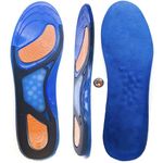 Goofort Massage Insoles Gel Insoles Stimulating Yonnquan Acupoint Relieve Your Sore Feet 3D-Xpain™-Plus with Cushion Shock Absorption Work Boots Long Sports Standing Pressure Relief Women Men UK5-13