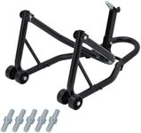 GarveeTech Motorcycle Rear Wheel Stand - Lift Jack with U + L Fork Swingarm Spool, 850 Lbs Capacity, Compatible with Multiple Brands of Motorcycle Style