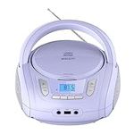 Portable CD Player Boombox with Blu