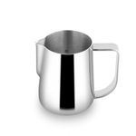 watchget Milk Frothing Pitcher 250ml/8oz Stainless Steel Espresso Steaming Pitcher Milk Coffee Cappuccino Latte Art Barista Steam Pitcher Milk Frothing Jug