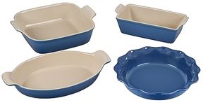 Le Creuset Stoneware 4 PC Heritage Bakeware Set, Marseille