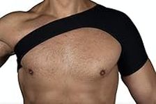 PRO 11 WELLBEING Adjustable Neoprene Shoulder Support for Left and Right Shoulder for Frozen Shoulder, Sprains, Dislocated Shoulder and Other Shoulder Injuries (Large)