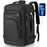 Expandable Carry on Backpack,42L Extra Large Travel Backpack Weekender Back Pack Airplane Approved with USB Port College School Backpack Bookbag for Adult Travel Business University