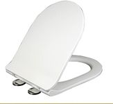 Style Toilet Seat Soft Close Luxury White Thin Heavy Duty Quick Release U Shape B4A4