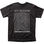 Impact Men's Joy Division Unknown Pleasures T-Shirt, Black, Large