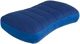 Sea to Summit - Aeros Premium Lumbar Pillow - Inflatable Lower Back Support Pillow - 50D Polyester Fabric - Compact Travel Case - For Work, Travel & Driving - Navy Blue - 110g