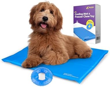 Hertzko Cooling Mat + Freezer Chew Toy - Dog Cooling Pad for Small to Medium Sized Pets up to 55 lbs - Cooling Pad for Dogs with Cooling Gel Technology - Pet Cooling Mat - Gel Cooling Pad for Dogs