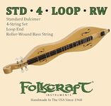 Folkcraft® Mountain Dulcimer String Set, Loop Ends (.011" .011" .013" .024"RW)