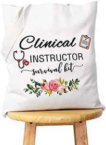 WCGXKO Clinical Instructor Gift Clinical Instructor Survival Kit Funny Cosmetics Bag Makeup Bag For Instructor, Clinical Instructor Tote