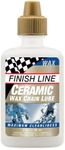 Finish Line Ceramic WAX Bicycle Chain Lube 2oz Drip Squeeze Bottle