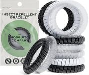 The Mosquito Company, Mosquito Repellent Bracelet,10 Insect Repellent Mosquito Bands, Double Strength, Multi Coil Deet Free, Resealable Packaging, 250 Hours of Protection