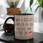 TheYaYaCafe Yaya Cafe Mother's Day Gifts for Mother in Law, You are My Mother in Love Coffee Mug, Coaster Combo Set of 2