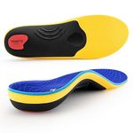 VALSOLE Heavy Duty Support Pain Relief Orthotics - 220+ Lbs Plantar Fasciitis High Arch Support Insoles,for Flat Feet,Heel Pain,Foot Pain Relief,Work Boot Shoe Insoles for Standing All Day Men Women,