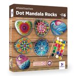 TOYKRAFTT Stone Rock Painted Dot Mandalas Painting Kit for Kids| Mandala Art Kit for Kids Gift for Boys Girls Age 8 to 12 Years Old Multicolor