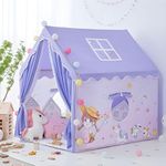 Kids Play Tent House for 3-13 Year Old Kids Girls and Boys (Purple)