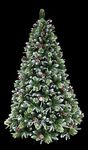 7 Feet Super Full Frosted Pine Chri
