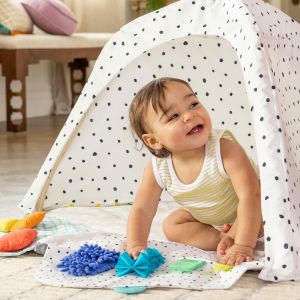 LOVEVERY Play Gym – Baby Activity Mat with Developmental Toys