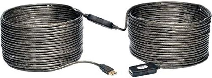 Tripp Lite USB 2.0 Hi-Speed Active Extension Repeater Cable (A M/F) 20 Meter (65-ft.) (U026-20M)