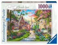 Ravensburger Down the Lane No. 4 Church Lane 1000 Piece Jigsaw Puzzles for Adults and Kids Age 12 Years Up