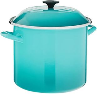 Le Creuset Enamel On Steel Stockpot, 10 qt., Caribbean