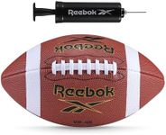 Reebok Elite Recreational Football, Official Size, Composite Leather, Innovative Soft Grip Technology, Cushion Lining, Includes Pump & Needle, VR-4K Series (Varsity)