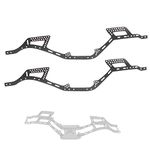 RC Frame Chassis Kit for 1/10 RC Rock Crawle, Gen2 Carbon Fiber LCG Chassis Rails Kit, 72g Lightweight Thickened Cheater Rigs Frame Rails for 1/10 RC Rock Crawler Axial SCX10 (Gen2 Rails)