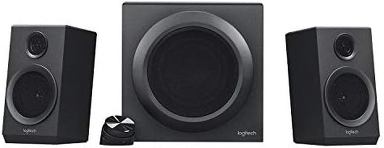 Logitech Z333 2.1 Speakers – Easy-access Volume Control, Headphone Jack – PC, Mobile Device, TV, DVD/Blueray Player, and Game Console Compatible