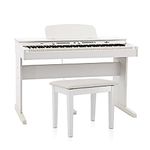 Digital Upright Piano DP-6 by Gear4music with Professional Stool