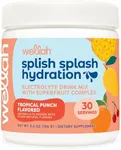 Wellah Splish Splash Hydration Electrolyte Drink Mix (Tropical Punch Flavored, 30 Servings)