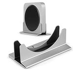 Psitek Mac Mini Stand Aluminium Vertical Holder Desk Mount - Universal Fit for All Mac Mini Models, Compatible with Laptop and Mini PC - Adjustable Slot Width (10-52mm/0.4-2 inch) 2024 Version