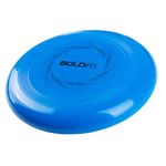 Boldfit Frisbee for Kids & Adults Toy Flying Disc for Kids Sports Flying Toys Frisbee for Adults Picnic Game Frisbee Disc Throw Sports Equipment for Outdoor Game Frisby Flying Disc - Blue