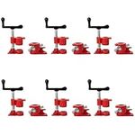 DUPDMKIN Pipe Clamps for Woodworking Heavy Duty Pipe Clamps 3/4 inch Wood Gluing Clamps with Quick Release, Pipe Clamp Ideal for Carpentry, Home Improvement, and DIY Projects (6 Pack)