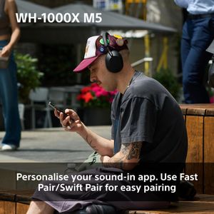Sony WH-1000XM5 Wireless Noise Cancelling Headphones – Black