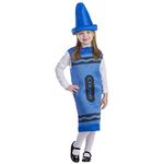 Dress Up America Kids Crayon Costume - Blue Crayon Costume for Girls and Boys - Great Role Play Costume Set