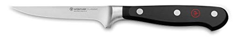 Wüsthof Classic 5 Inch Boning Knife, Black/Silver