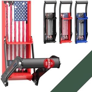 KANBOL Metal Can Crusher Wall Mounted, 16oz Soda Can Smasher for Recycling, with Art Stickers and Lubricant