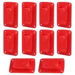 Yinniy Tool Holders for Milwaukee M18 Wall Mount Drill Holder,M18 Battery Mount Dock Holder,10 Packs for Dewalt Batteries Organizer Storage Rack 18V Battery Dock Holder for Work Van,Wall, Shelf