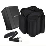 Growalleter Case for Bose S1 Pro/Pro+/Pro Plus Travel Storage, Large Capacity Multifunctional Bluetooth Speaker Waterproof and Dustproof Case with Microphone Organiser Pouch